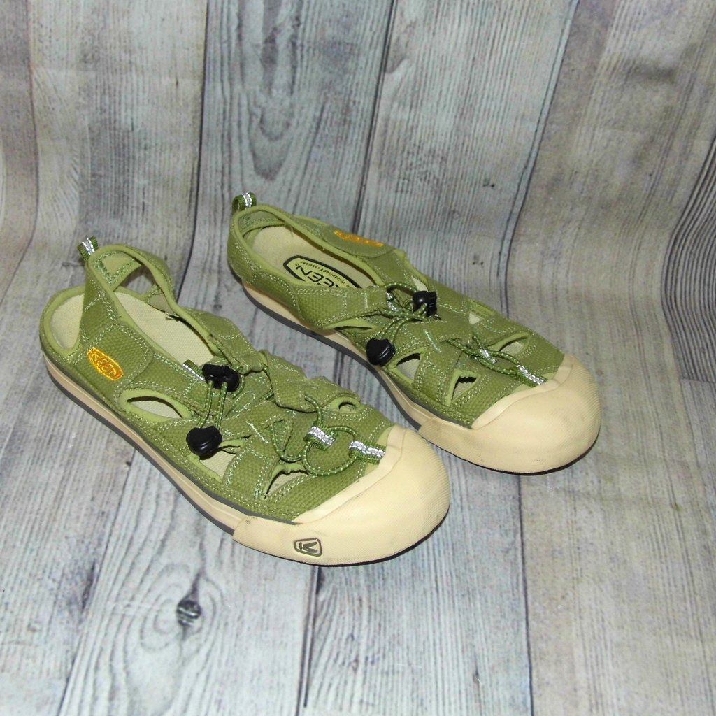 Keen Coronado Green Canvas Sandal Sneakers Womens Size 8.5